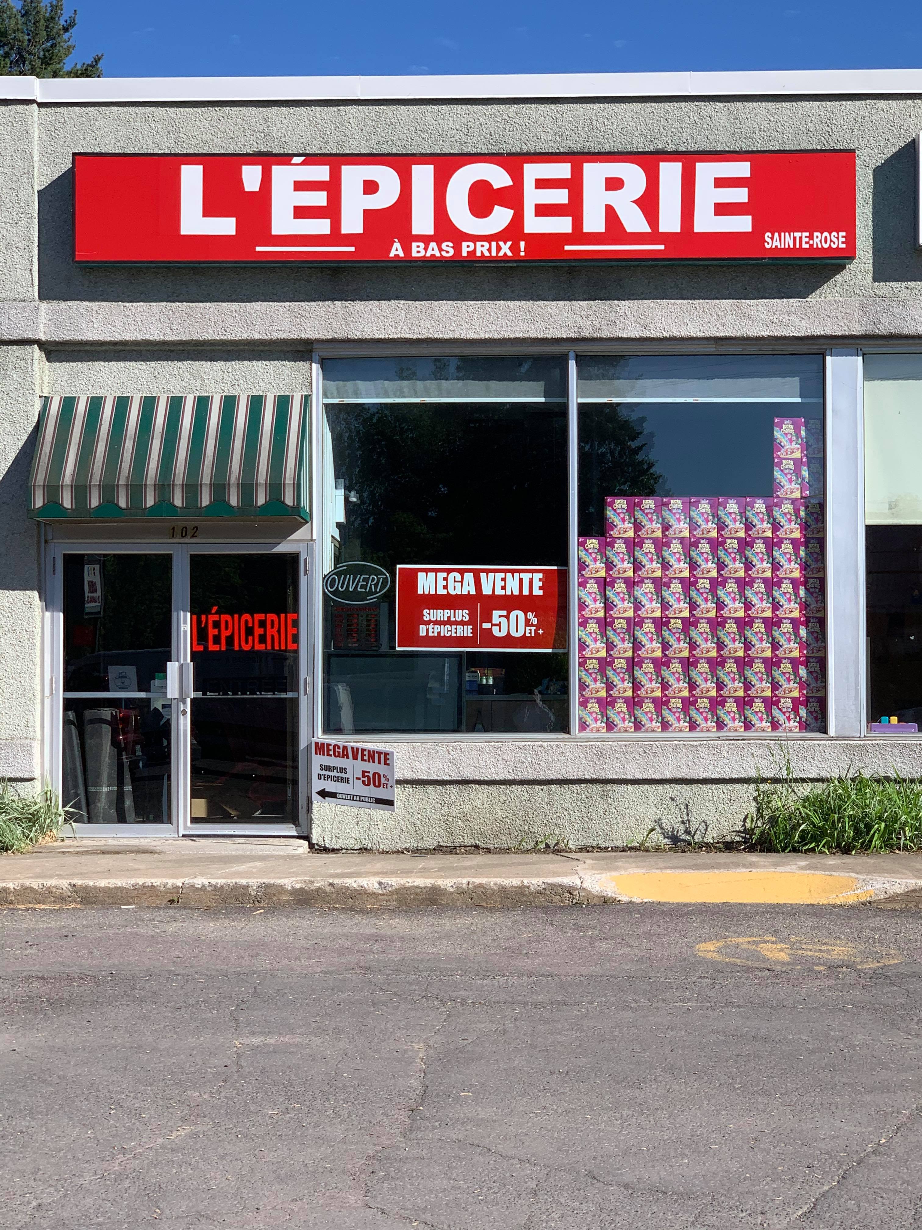 Épicerie à bas prix